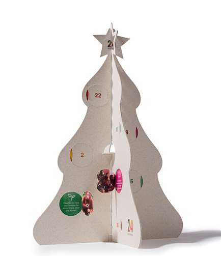 Hinter jeder Tür versteckt sich eine konkrete gute Tat aus den Bereichen Umwelt, Bildung, Gesundheit und Versorgung. Foto:SCHOLZ&FRIENDS