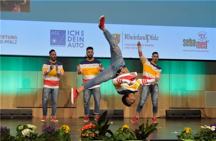 Hip-Hop-Gruppe „Own Risk“ vom VfL Bad Kreuznach.