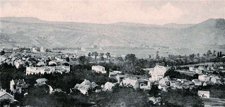 Historischer Blick über Bad Neuenahr-Ahrweiler.Foto: privat
