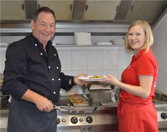 Hoch her ging es an allen Tagen beim Küchenteam.