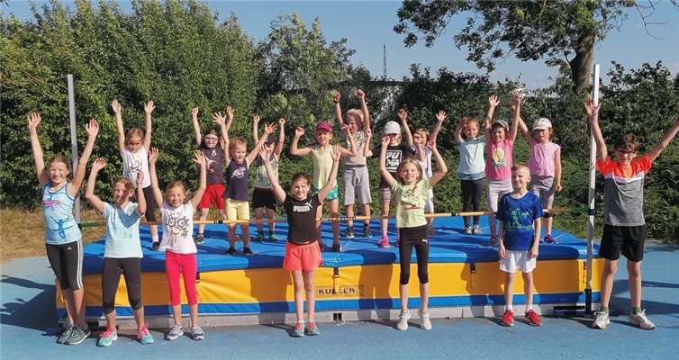 Hoch hinaus wollen die jungen Sportler des TV Jahn Plaidt. Foto: TV Jahn Plaidt