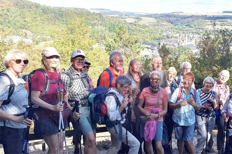 Hoch oben über Echternach