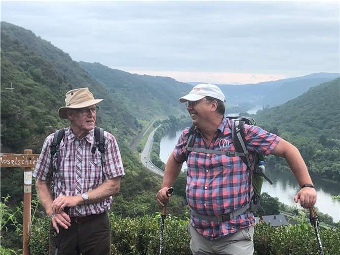 Hoch über der Mosel bei Klotten.Foto: privat