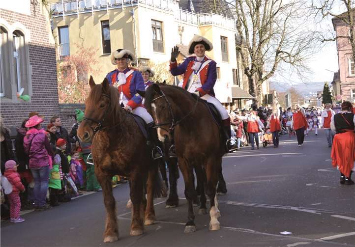 Hoch zu Ross kamen die Stadtsoldaten angeritten.