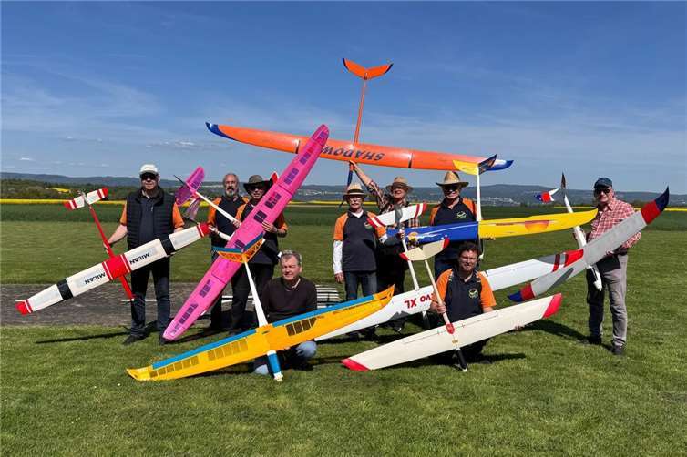 Hochklassiger Modellflugwettbewerb in Rübenach: Auftakt mit besten Bedingungen. Foto: privat