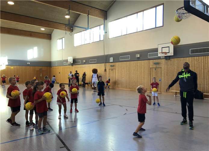 Hochmotiviert zeigten sich die Kinder bei dem professionellen Training.