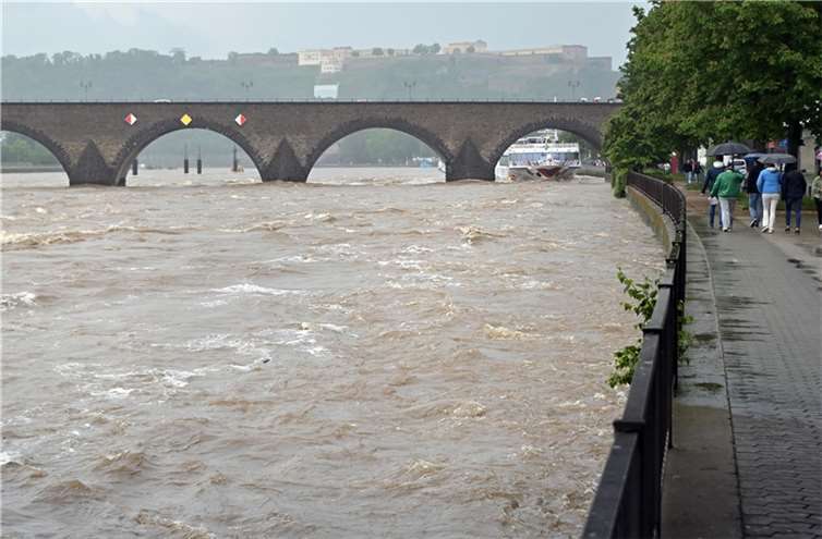 Hochwasser in Koblenz