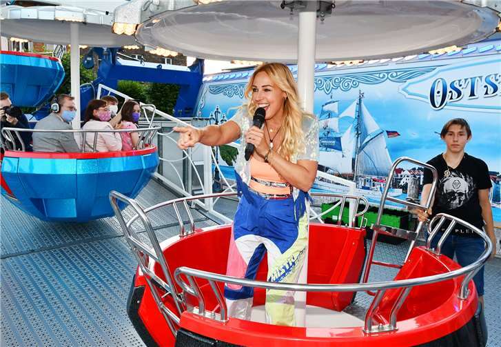 Höhepunkt am Sonntagabend: Loona begeisterte mit Hits wie „Bailando“. Fotos: RASCH