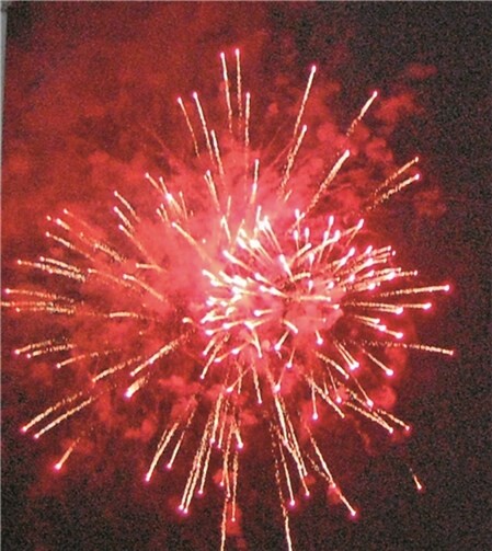 Höhepunkt auch dieses „Sommernachtsfestes“: Feuerzauber über dem Rhein.FA