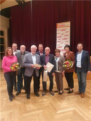 Höhepunkt der Veranstaltung war die Ehrung langjähriger Mitglieder.Foto: privat