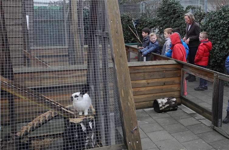 Höhepunkt des Besuches war ein Rundgang durch die gesamte Anlage.