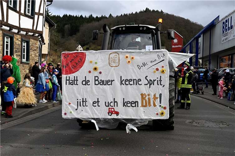 Höhepunkt im Adenauer Straßenkarnevals, der Verbandsgemeinde-Sonntagszug am 11.0...