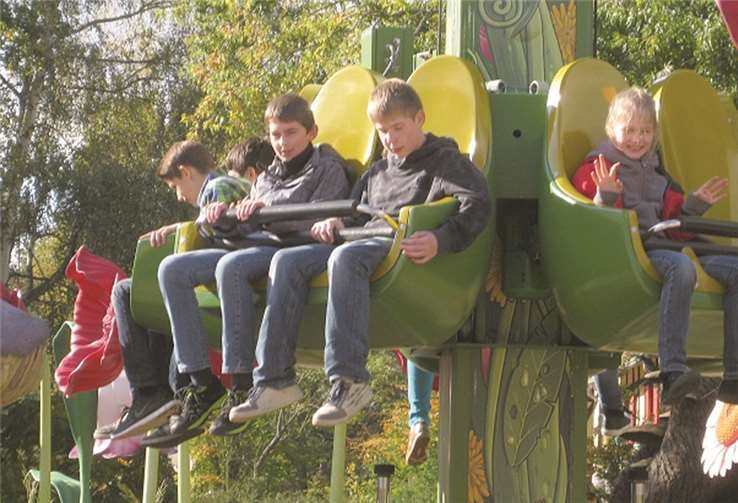 Höhepunkt war der Besuch im Holiday Park.
