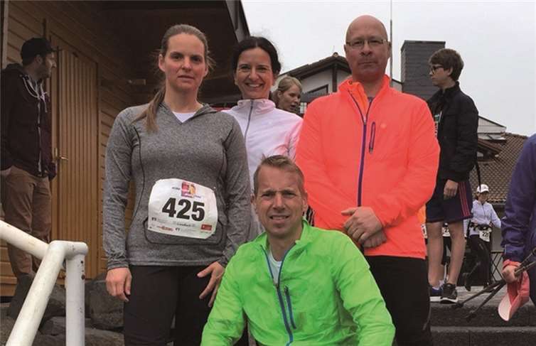 Höhepunkt zum Abschluss des Seminars war die Teilnahme am Windhagen-Marathon. privat