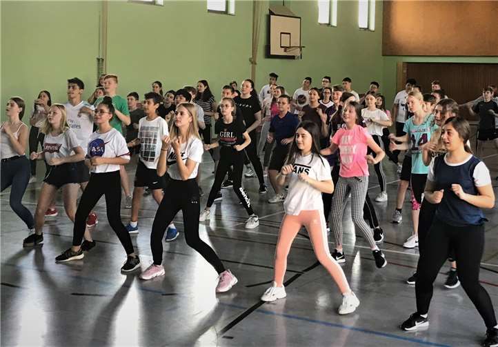 Hohe Teilnehmerzahl beim HipHop-Tanzworkshop.Fotos: privat