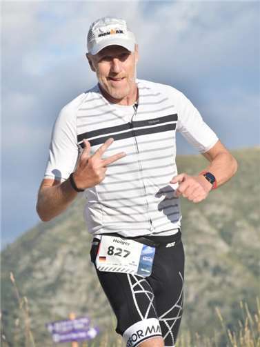 Holger Nickolaus in Laufrunde drei.