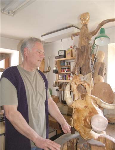 Holzbildhauer Wolfgang Metzlerprivat