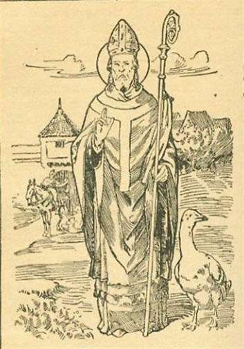 Holzstich aus dem Buch Heiligen-Legende für Schule und Haus (1890). Quelle: www.heiligenlegenden.de