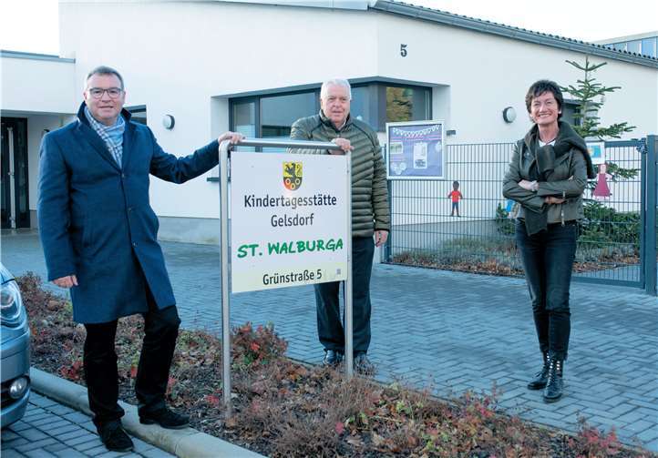 Horst Gies MdL, Guido Ernst MdL und Petra Schneider: „Kindertagsstätten im Lock-Down nicht alleine lassen“. Foto: privat
