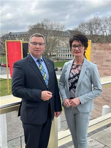 Horst Gies, Mdl und Petra Schneider, MdL. Foto: privat