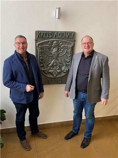 Horst Gies (l.) mit Guido Nisius.  Foto: Büro Horst Gies