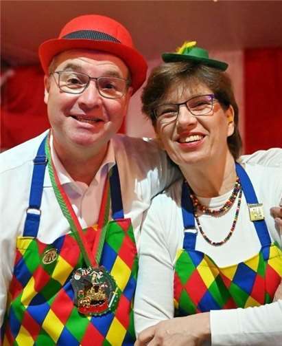 Horst Gies mit seiner Frau Ina im Karneval. Foto: privat