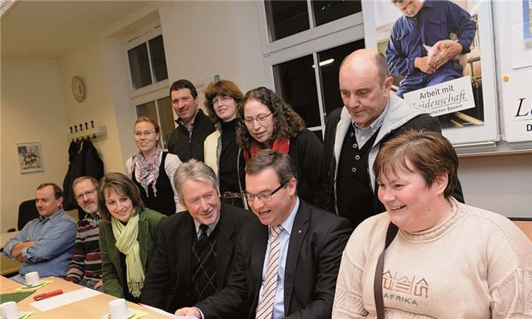 Horst Gies traf sich mit den Repräsentanten des ländlichen Lebens zu einem offenen Meinungsaustausch. FIX