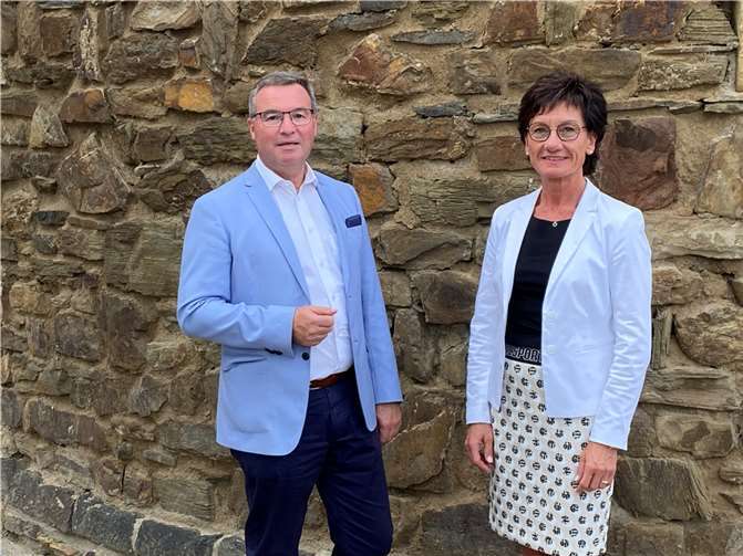 Horst Gies und Petra Schneider.  Foto: privat