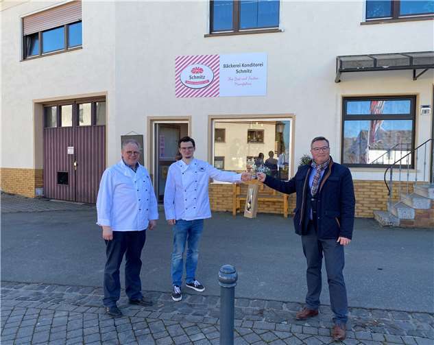 Horst Gies während seines Besuches in Ramersbach.Foto: privat