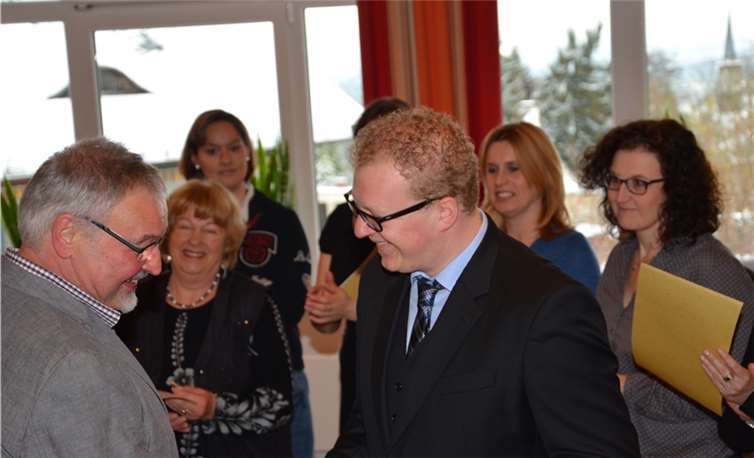 Horst Lauermann wurde für seine 50-jährige Vereinstreue geehrt. privat