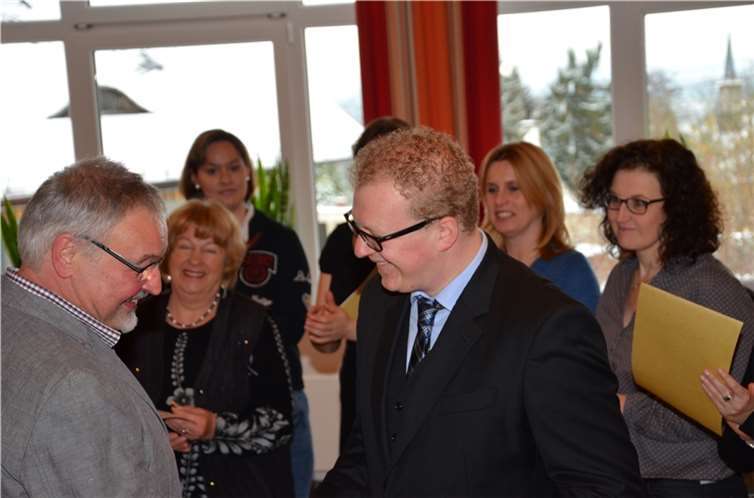 Horst Lauermann wurde für seine 50-jährige Vereinstreue geehrt. privat