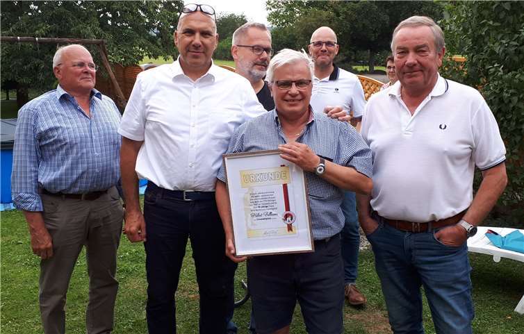 Hubert Füllmann wurde für seinen unermüdlichen Einsatz gewürdigt. Foto: privat