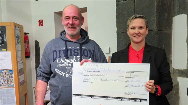 Hubert Wölwer (AI Neuwied) und Katja Büchner – vereint im menschendienenden Geiste. Fotos: MKA
