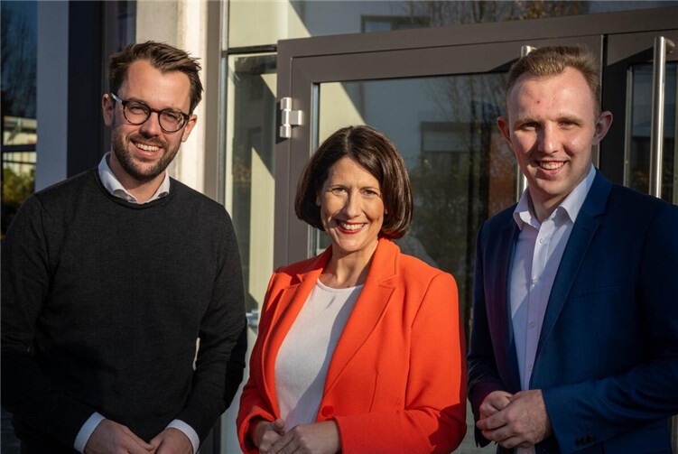 Hubertus Hacke-Dietze, Daniela Schmitt und Florian Pernak. Foto: Marieke Kärcher