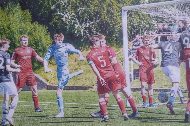 I. Mannschaft gegen den VfB Linz II