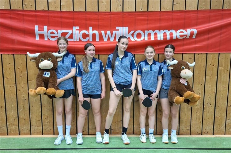 II. Jugend 19: Liana Martini, Emma Gondorf, Theresa Wolf, Liv Albee und Maja Oster.