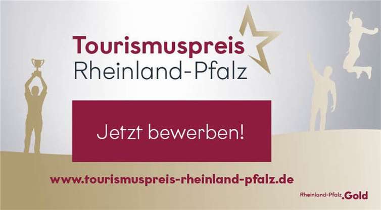 Ideen, die den Tourismus im Land auf innovative Weise voranbringen, Engagement, das außergewöhnlich und erfolgreich ist – auf die Suche nach solchem Einsatz in der Branche begibt sich nun die Rheinland-Pfalz Tourismus GmbH gemeinsam mit mehreren Kooperationspartnern im Land. Zum ersten Mal wurde in Rheinland-Pfalz 2019 ein Tourismuspreis verliehen. Quelle: Rheinland-Pfalz Tourismus GmbH