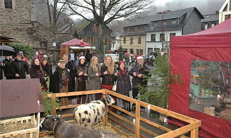 Idyllisch und winterlich zeigten sich die Sternstunden auf der Mönchterrasse. UM