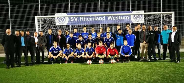 Ihr erfolgreiches Debüt gab die SG Westum/Löhndorf auf dem frisch eingeweihten Kunstrasenplatz.privat