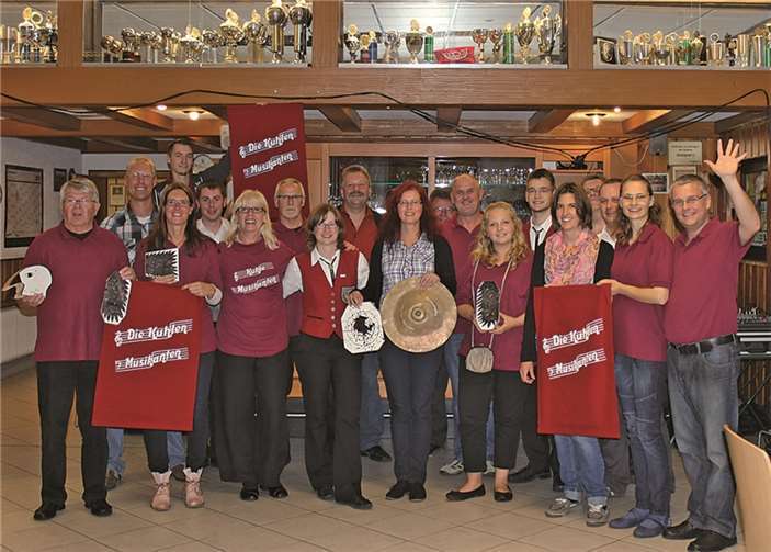 Ihr erstes eigenes Schützenfest veranstalteten die Kuhlen Musikanten. privat