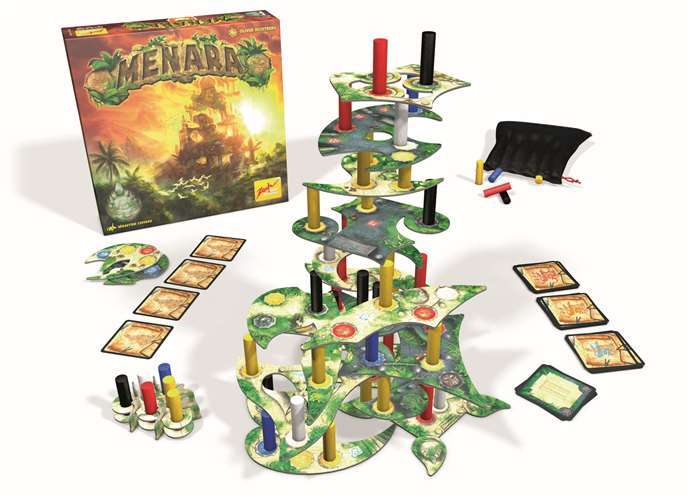 Ihr könnt nicht nur das Menara-Basis-Spiel für einen spannenden Spieleabend gewinnen ...Fotos: Zoch Verlag