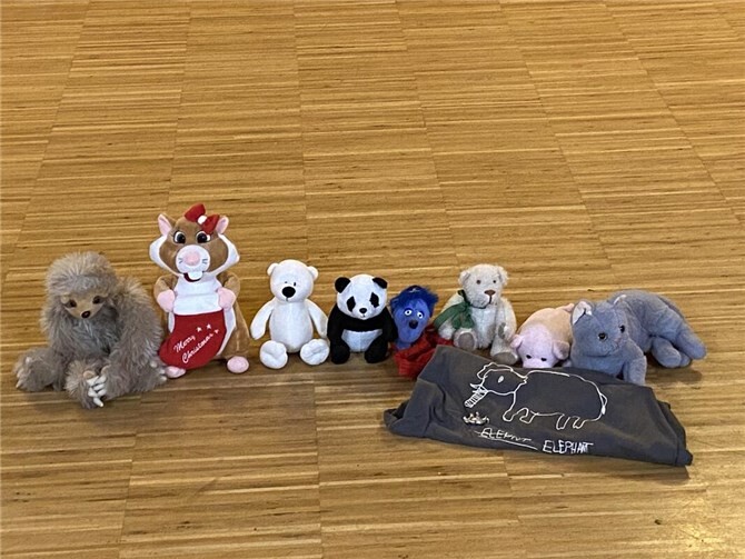 Ihre Lieblings-Stofftiere hatten Mitglieder des „Treff 81“ mitgebracht.