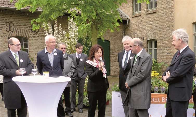 Ihre Unterstützung sagte die CDU-Landtagsabgeordnete Ilka von Boeselager bei der Podiumsdiskussion im Sängerhof zu.