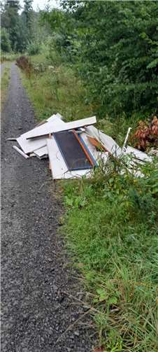 Illegale Müllentsorgung. Foto: Kai Kohlenberg