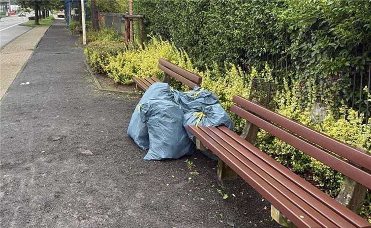 Illegaler Abfall im Stadtgebiet.  Foto: Bauhof der Stadt Remagen