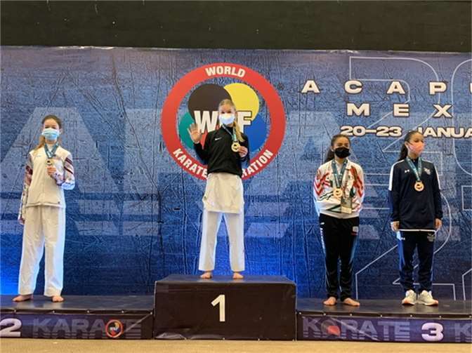 Illi Hellen (2.v.l.) holte sich eine Goldmedaille.