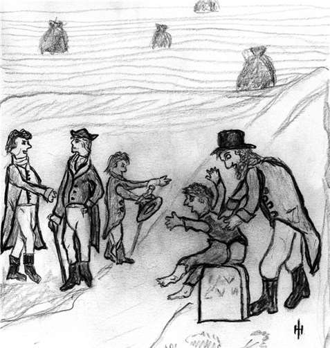 Illustration - das „Recken“ (zur Verbesserung des Erinnerungsvermögens).