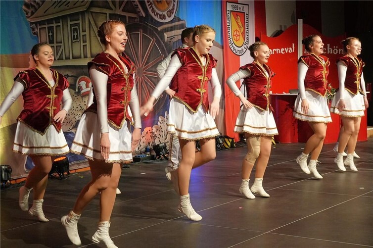 Im 11. Jahr ihres Bestehens brillierten die Funken der KF Oberbieber.