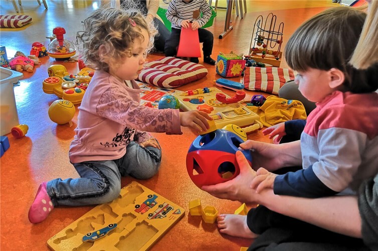 Im Altenzentrum St. Johannes startet wieder eine Eltern-Kind-Gruppe.Foto: Andrea Maria Schlich