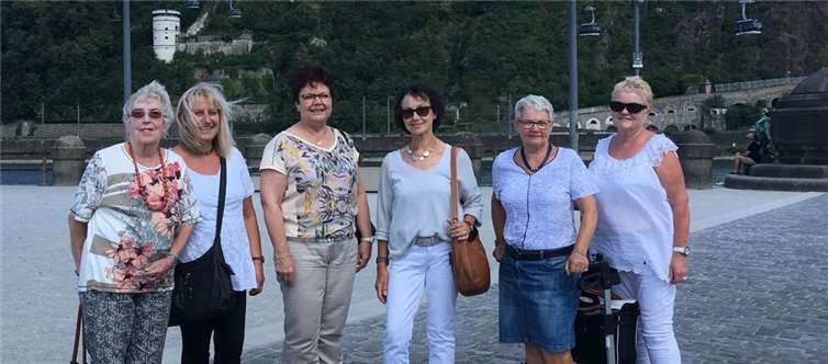 Im Anschluss an den Vortrag machte die Fibro-Gruppe noch einen kleinen Ausflug ans „Deutsche Eck“. privat